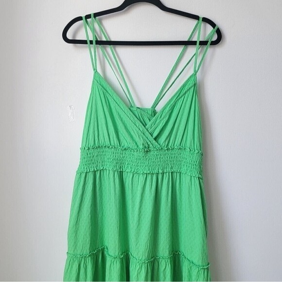 UNIVERSAL THREAD Sleeveless Emotion Green Long Dress Strappy Size XL - Picture 4 of 10
